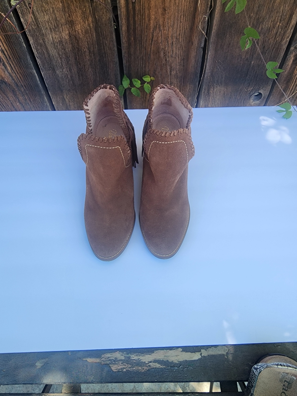 Ariat Lily Ankle Fringe Whiskey Size 10 womens - Picture 5 of 10